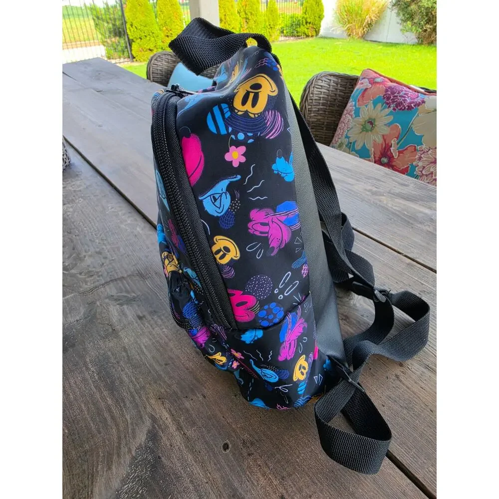 Mini backpack Mickey Mouse and the gang / Disney Backpack /neon doodle